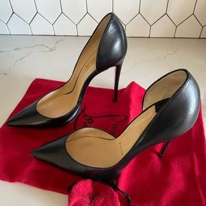 Christian Louboutin “Iriza” 85mm Size 37 Black Leather
